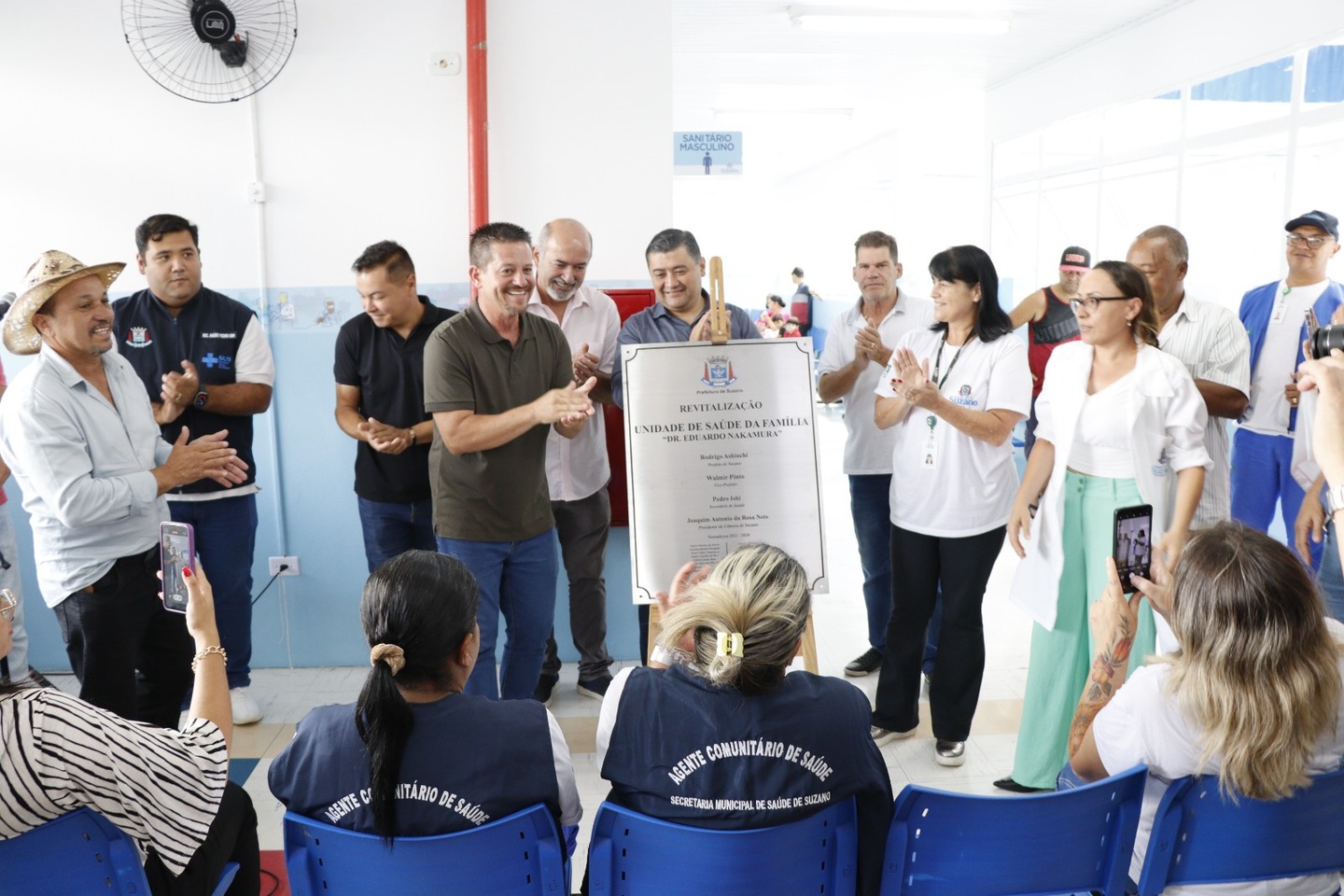 Ashiuchi entrega reforma da USF Eduardo Nakamura Diário de Suzano