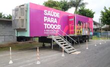 Saúde amplia atendimentos da Carreta Rosa da Mamografia até quarta-feira