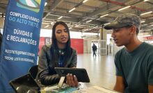 Estação Suzano da CPTM recebe unidade móvel do Complexo Viário do Alto Tietê