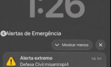 Defesa Civil Nacional tem sistema invadido e dispara alerta falso