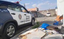 Responsável por descarte irregular é autuado pela GCM na Vila Corrêa em Ferraz