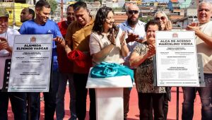 Ferraz inaugura complexo viário com alça de acesso e reforma de rua