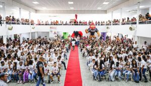 Formatura do Proerd reúne estudantes da rede municipal de Ferraz