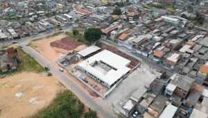 Em Itaquá, obra da nova pré-escola no Jardim Zélia atinge 50% de conclusão