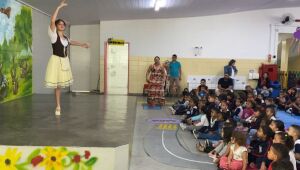 Escola do Miguel Badra promove atividade para incentivar consciência corporal