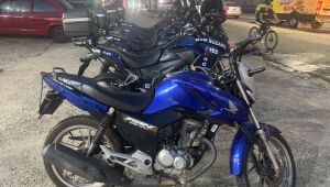 GCM de Suzano apreende motocicleta em mau estado de conservação no centro