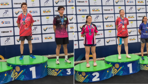 Dupla suzanense é campeã no Brasileiro de Inverno do Tênis de Mesa