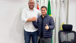 Saulo Souza recebe deputado Rodrigo Moraes e garante emenda para Poá