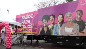 Carreta Rosa da Mamografia chega ao distrito de Palmeiras nesta quinta