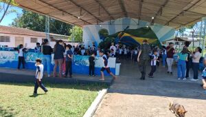 'Criança no Quartel' é realizado no Tiro de Guerra de Suzano