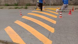 Transporte alcança 132 vias com sinalização e outras 50 com 'Tapa Buraco' em outubro