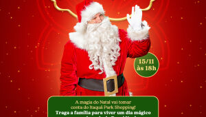 Natal Mágico no Park promete encantar famílias com chegada do Papai Noel