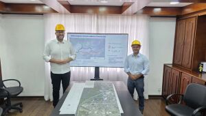 Saulo alinha com empresa obras de reforma de estações e passarelas