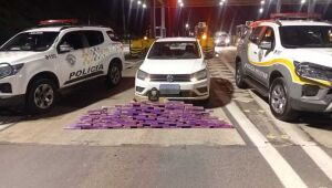 Homem é preso e polícia apreende 68 tijolos de maconha em Guararema

