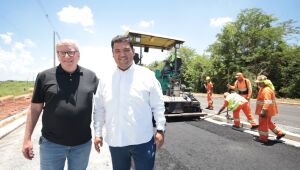 Prefeito vistoria obras da avenida Senador Roberto Simonsen