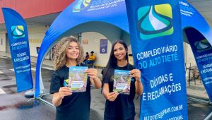 Posto Itinerante leva informa&ccedil;&atilde;o e tira d&uacute;vidas sobre obras do Complexo Vi&aacute;rio do Alto Tiet&ecirc;