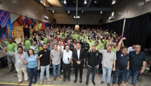 Pedro Ishi se re&uacute;ne com sindicatos dos coletores e colaboradores da Renova