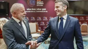 Lula e Macron tratam de defesa, ciência e tecnologia e comércio