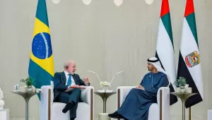 Lula se reúniu com presidente dos Emirados Árabes Unidos