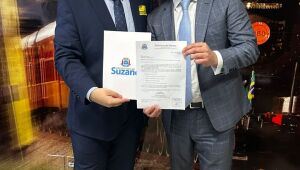 Suzano solicita apoio do deputado Marcio Alvino para amplia&ccedil;&atilde;o da Central de Interpreta&ccedil;&atilde;o de Libras