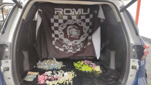 GCM de Po&aacute; apreende mais de 1,2 mil por&ccedil;&otilde;es de drogas e recupera motocicleta furtada