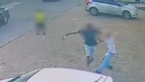 C&acirc;meras flagram homem esfaqueado em Suzano