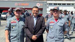 Damasio destaca recursos enviados ao 17º Grupamento de Bombeiros durante solenidade em Mogi