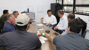 Prefeito se re&uacute;ne com representantes da SSP para alinhar implanta&ccedil;&atilde;o do Baep