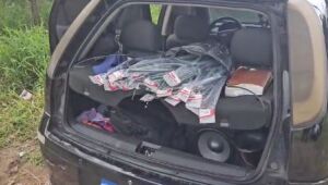 GCM apreende 3 redes de pesca que seriam usadas para pesca ilegal em Itaqu&aacute;