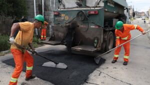 Mar&ccedil;o registra maior n&uacute;mero de ruas alcan&ccedil;adas pelo 'Tapa-Buraco' na atual gest&atilde;o