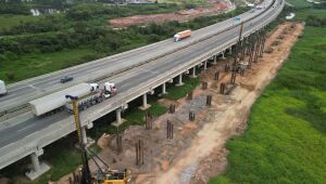 Obras do Complexo Vi&aacute;rio do Alto Tiet&ecirc; atingem 60% da produ&ccedil;&atilde;o de vigas