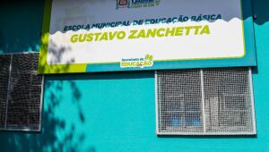 Obras avan&ccedil;am na EMEB Gustavo Zancheta com nova fase de constru&ccedil;&atilde;o