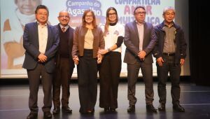 Vereadores de Mogi participam do lançamento da 'Campanha do Agasalho'