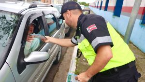 Suzano valoriza datas alusivas &agrave; educa&ccedil;&atilde;o no tr&acirc;nsito com adesiva&ccedil;o nesta quinta (7) no Pa&ccedil;o