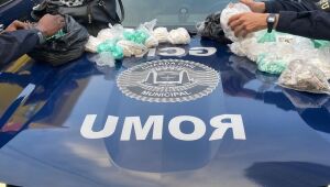 GCM detém suspeito e apreende 35 quilos de drogas em casa no Jardim Casa Branca