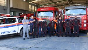 Defesa Civil de Suzano recebe doa&ccedil;&atilde;o de trajes de neoprene do Corpo de Bombeiros