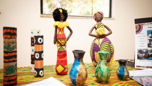 Exposi&ccedil;&atilde;o&nbsp;marca o in&iacute;cio das comemora&ccedil;&otilde;es do jubileu de 25 anos da consci&ecirc;ncia negra em Ferraz