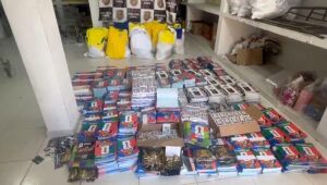 Pol&iacute;cia de SP apreende 2 mil camisas e 85 mil figurinhas da Copa falsificadas