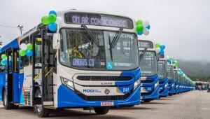 Mogi ganha 26 novos ônibus com ar-condicionado e 57 novas coberturas para pontos