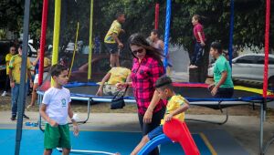 Segunda edi&ccedil;&atilde;o da caravana do lazer re&uacute;ne fam&iacute;lias na Vila Cristina