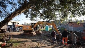 Infraestrutura vi&aacute;ria no Parque Hero&iacute;smo chega &agrave; fase de instala&ccedil;&atilde;o de redes de drenagem