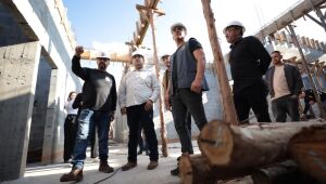 Obras da UPA de Palmeiras est&atilde;o na etapa de concretagem de laje com 35% de execu&ccedil;&atilde;o