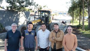 Obras no Jardim Amazonas e Vila Real Santista avançam com implantação de guias e sarjetas