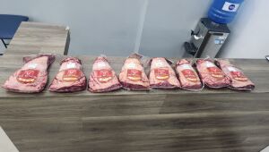 Homem é preso tentando furtar 8 peças de carne que valem mais de R$ 1 mil em Mogi