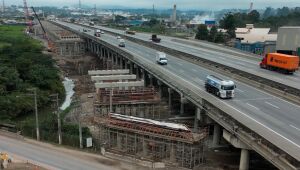 Complexo Viário ultrapassa 19% de conclusão e inicia fundações para viaduto na rotatória de Poá