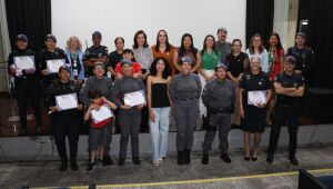 Cerim&ocirc;nia no Cineteatro encerra projeto voltado &agrave; sa&uacute;de emocional de mulheres policiais e guardas 