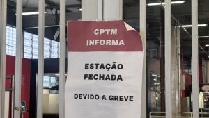 Passageiros de Suzano encontram esta&ccedil;&atilde;o fechada nesta ter&ccedil;a-feira devido &agrave; greve
