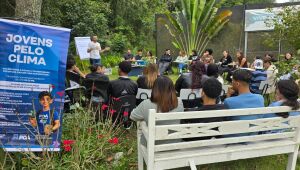 Poá realiza oficina de MiniFloresta e Ilha Verde pelo Programa Jovens pelo Clima