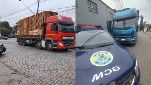 GCM de Suzano recupera dois caminhões roubados em menos de 24 horas