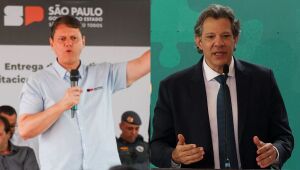 Tarc&iacute;sio tem 42% contra 27% de Haddad no 1&ordm; turno para Governo de SP